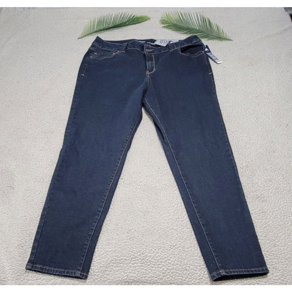 Lane Bryant Women's Curvy Straight Leg Blue‎ Denim Jeans Plus Size 20-NWT - Picture 9 of 11